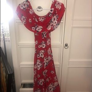 Francesca’s flower jumpsuit